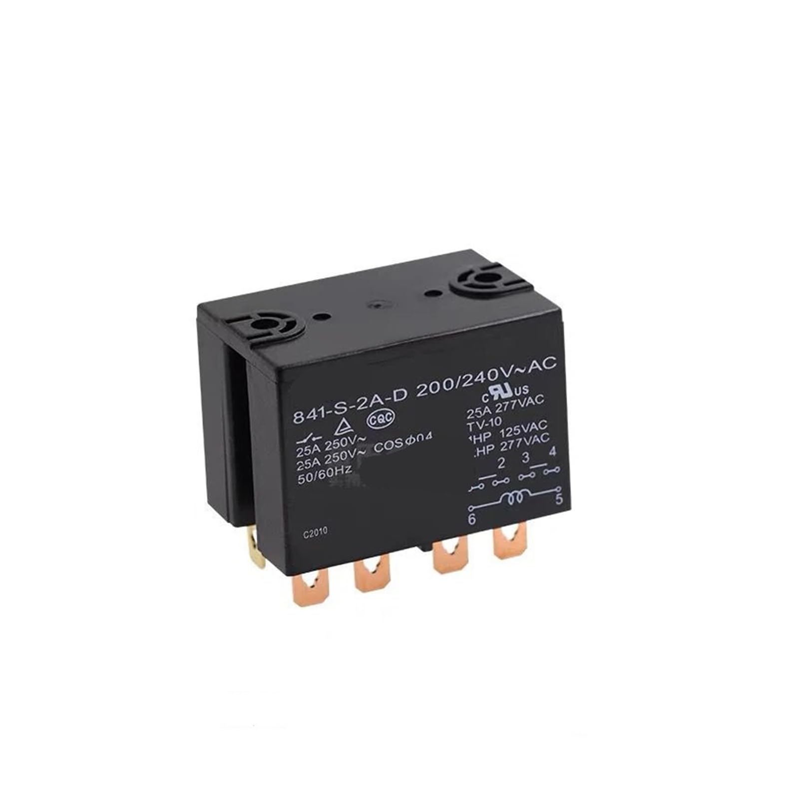 ICXLPMC 1pc Relay 841-S-2A-D-240VAC 6Pin 25A