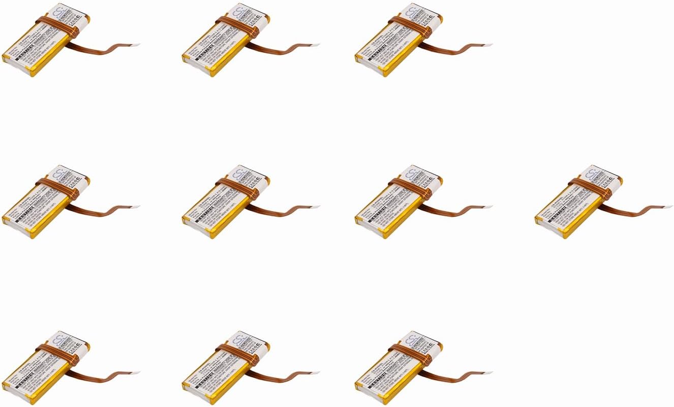 (10 Pack) XSP Battery for Apple iPod Classic 120GB iPod Classic 6th GEN A1238 iPod Classic 6th GEN MB029 PN 616-0227 616-0229 616-0230 EC008 EC008-1 EC008-2