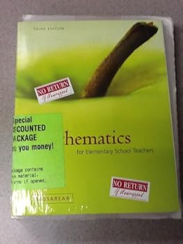 Paperback Bassarear Math for Elementary Teachers Plus Exploration Manual Plus Manipulative Third Edition Book