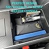 2023 Tesla Model 3 Model Y Accessories Center Console Organizer Tray Armrest Hidden Cubby Drawer Storage Box ABS Material for Tidy Collection of Documents,Credit Cards Compatiable 2021-2023 Model 3/Y - Image 5