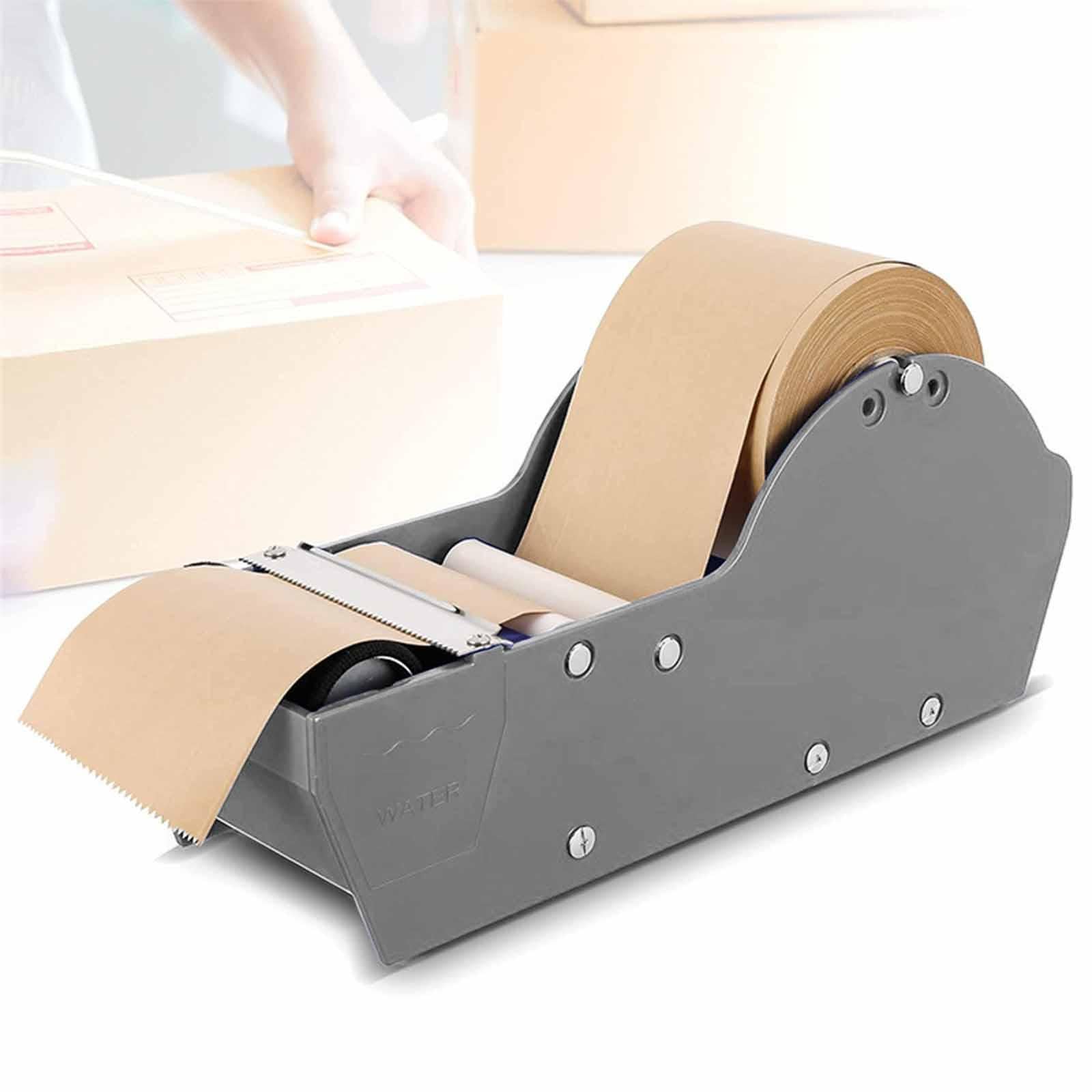 Dispenser Manuale Professionale di Nastro Adesivo per Imballaggio con Macchina Da Taglio, Impugnatura Ergonomica E Design Compatto, Materiale PP E Met, grigio