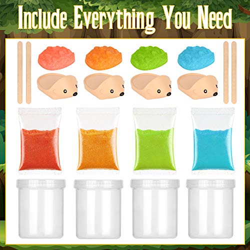 Dr. Daz Igel Kristalle Züchten - Kristall Zucht Hedgehog, 4 Stück - Experimente für Kinder ab 6 7 8 9 10 Jahre - Crystal Growing Spielzeug Geschenk Junge – Bild 7