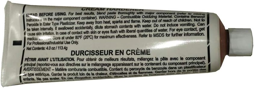 U.S. Chemical & Plastics U. S. Chemical and Plastics 27010 Red Cream Hardener44; 4 Oz.