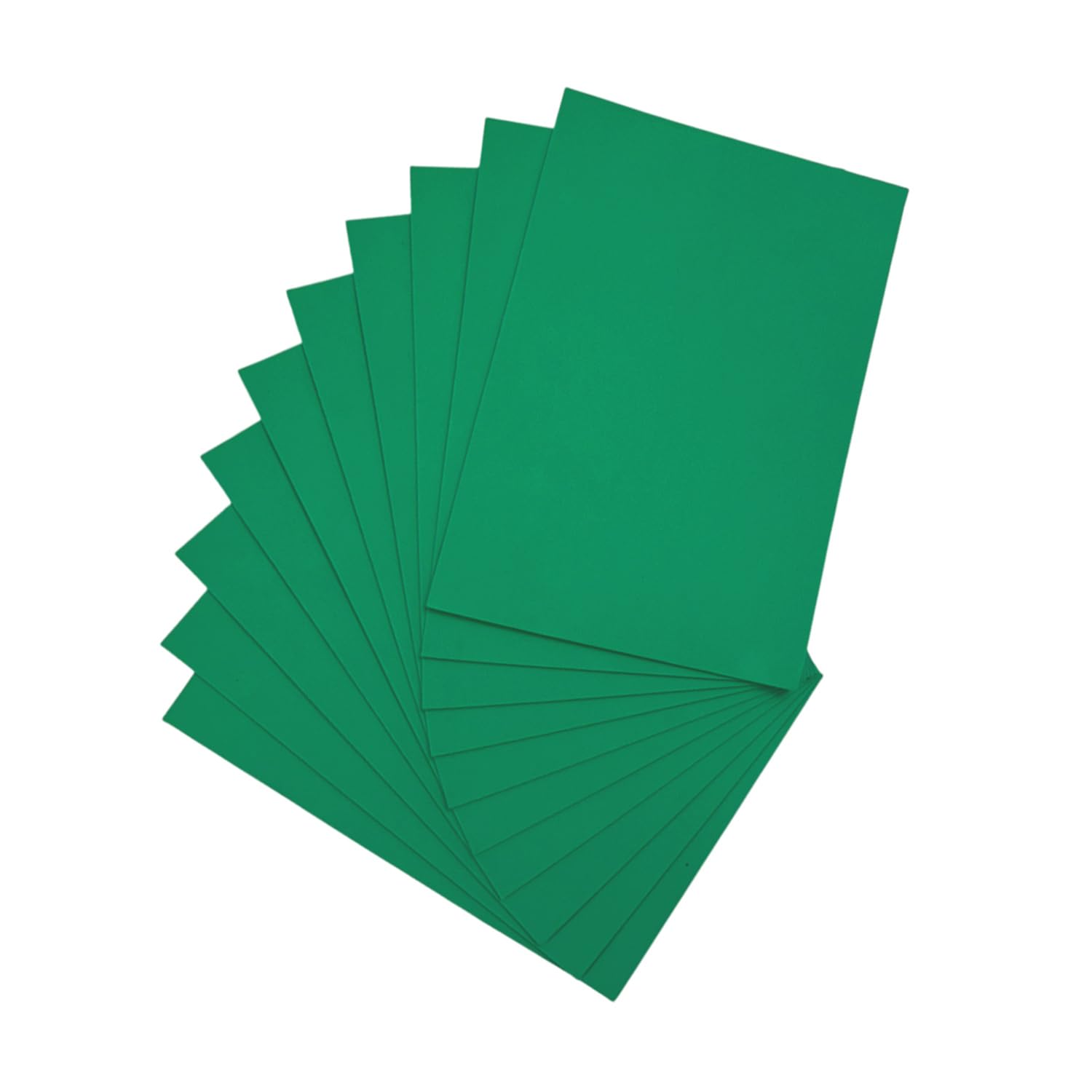 Pack of 50 A5 Dark Green Coloured EVA Foam Sheets