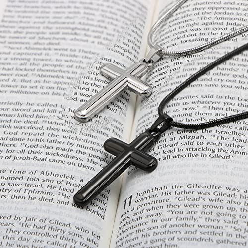 Moogeen Boyfriend Gift For Birthday Anniversary Cross Necklace Cool Present Valentines Day Excellent Gift Couple Necklace For Boyfriend Girlfriend Friend To My Boyfriend Gifts From Girlfriend #TOP5