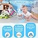 EIHOO Baby Mirror Tummy Time Toy,High Contrast Baby Toys for Newborn,Extra-Large & Multi-Use Design Indestructible Baby Book Perfect 0-6-12 Months Infant Sensory Toys Gift