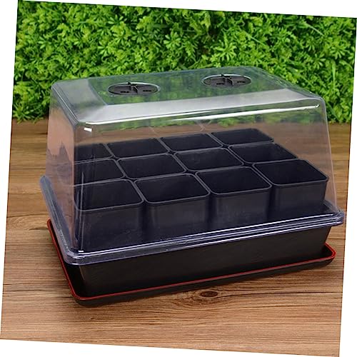 YARNOW 4 Pçs De Mudas De Cobertura De Vaso De Flores Bandejas De Vegetais Bandeja Transparente Cúpul