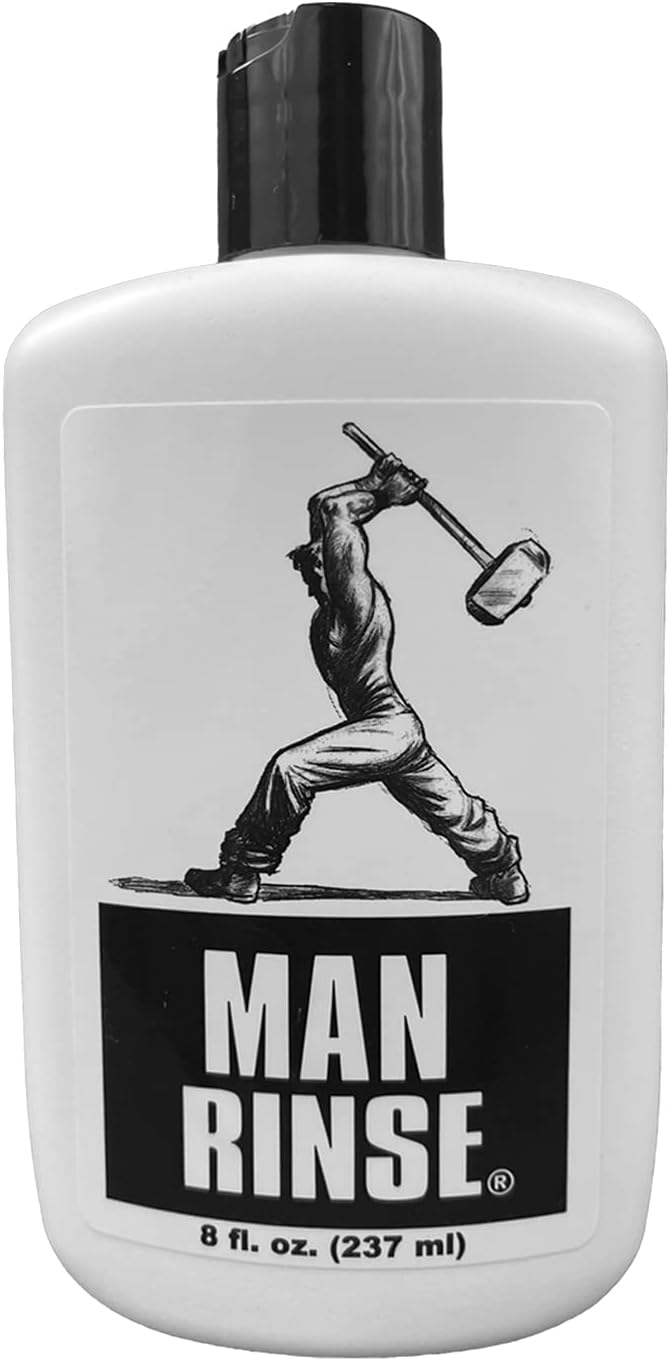 Man Stuff Man Rinse Beard Conditioner for Men Hydrating Beard Softener Unscented | Paraben Free, Vegan and Made in the USA