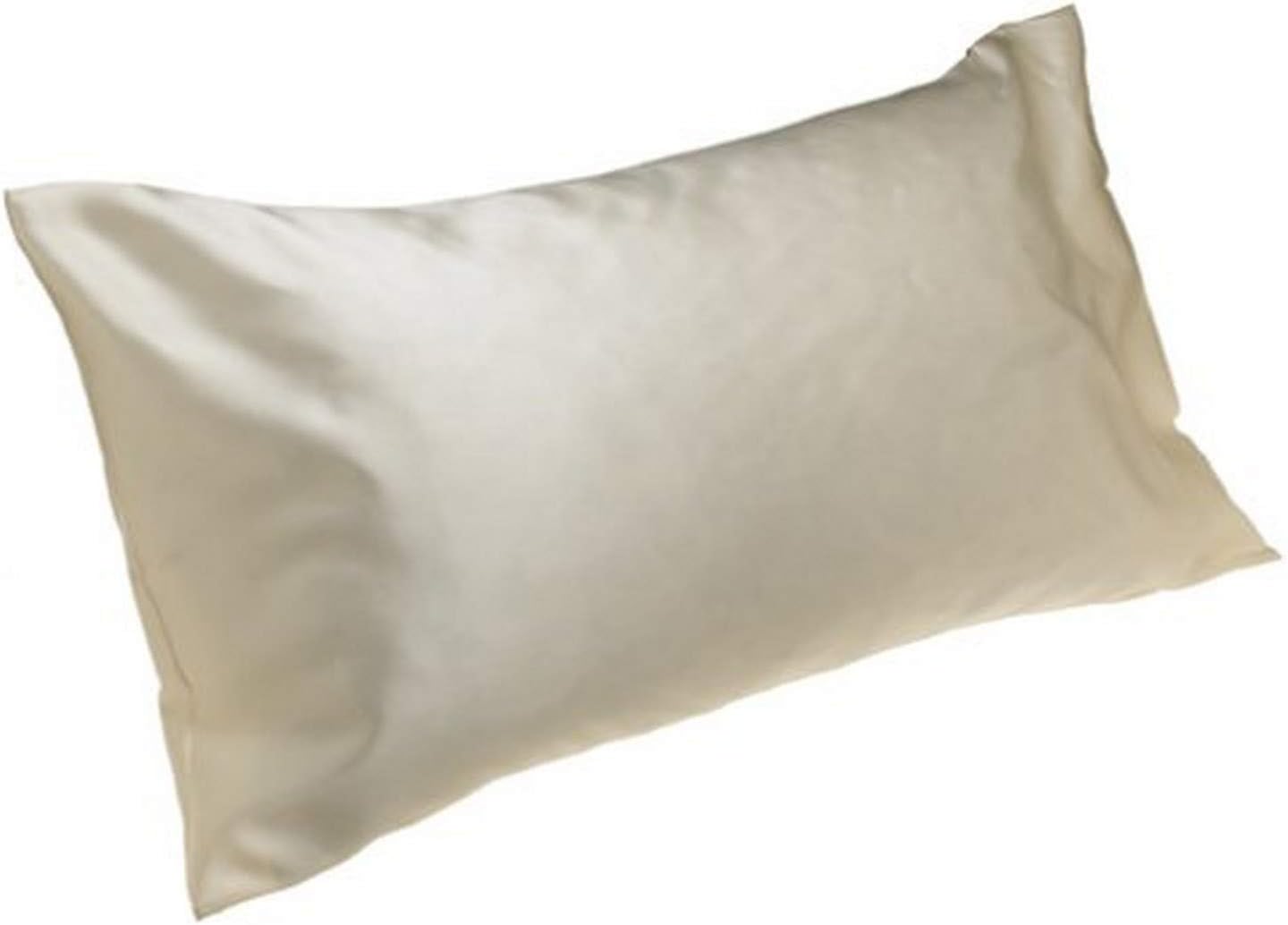 Rest Right Satin Pillow Protector, Bone, Queen