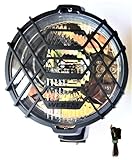 Dichtheitsklasse - IP56; MelTruck Rund Chrom H3 Halogen Fernscheinwerfer E20 Zusatzscheinwerfer 186 mm und 12V Glühbirnen