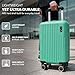 LUGG 40cm Vacay Suitcase ABS Luggage with TSA Indent Lock, Aluminium Trolley Handle, 360° Spinner Wheels, Water-Resistant & Durable Material - Ryanair Underseat Compatible (40x30x20cm)