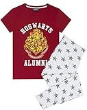 Harry Potter Pijamas Mujer Hogwarts Alumni Top & Bottoms PJ Large