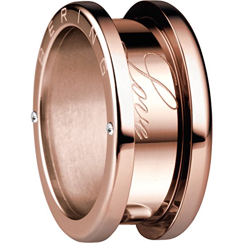 Bering Damen-Ring Edelstahl teilvergoldet Zirkonia weiß Gr. 62 (19.7)-520-30-104