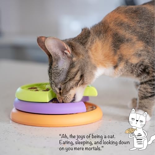 image for Catstages Kitty Lickin' Layers Interactive Cat Slow Feeder Treat Puzzl