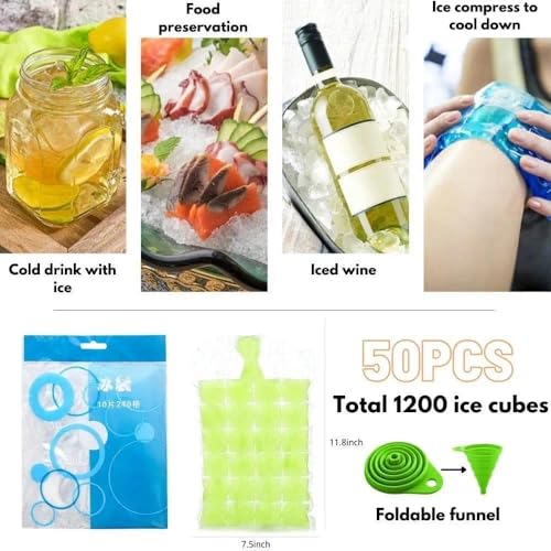 Bolsas desechables para cubos de hielo 10-pack miniatura 7
