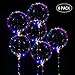 Produktbild RXYYOS LED Ballons Transparente Luftballons mit Bunte Lichterkette Bobo Helium Luftballons für Hochzeit Party Geburtstage, Jahrestag Feierlichkeiten, Weihnachten Feste Zuhause Dekoration,(6 Stück)
