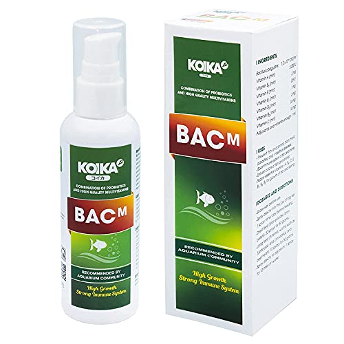 Koika Save $4 Specialized Aquarium Probiotics | Probiotic For Ornamental Shrimp And Fish Hatchery, Multivitamins For Enhancing Immune Of Ornamental Shrimp And Fish (Bac+ & Bac M) #TOP2