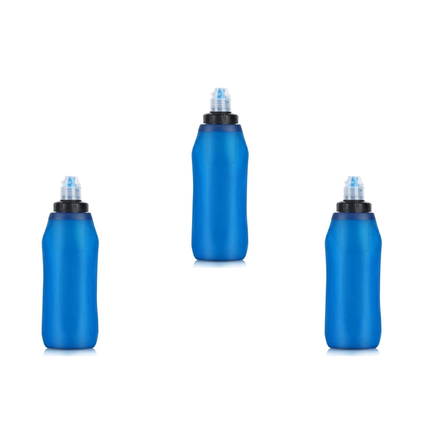 3 Pezzi 500 ML Filtro Bottiglia Filtro Paglia Morbido Pieghevole Sacchetto Filtrato Outdoor per Sport Campeggio Escursionismo Ciclismo