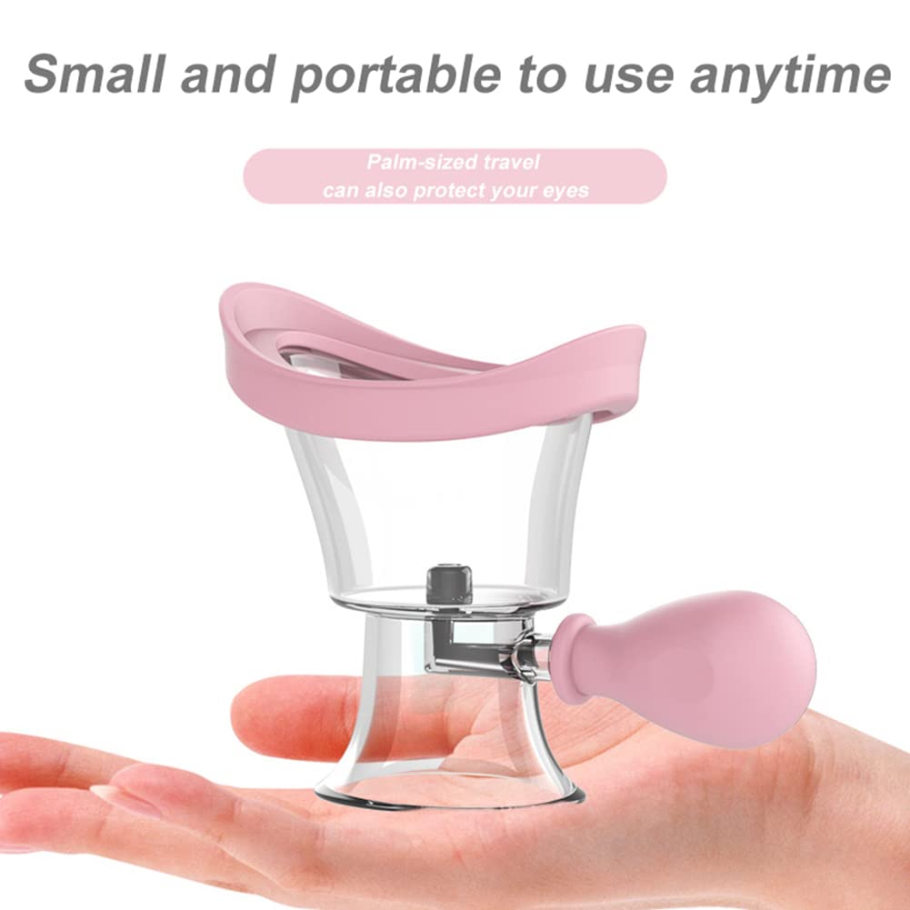 Tazze Per Lavaggio Oculare in Silicone Lavaggio Oculare Coppa Portatile Riutilizzabile Vasche Per La Pulizia Del Contorno Occhi Per La Pulizia Degli Occhi