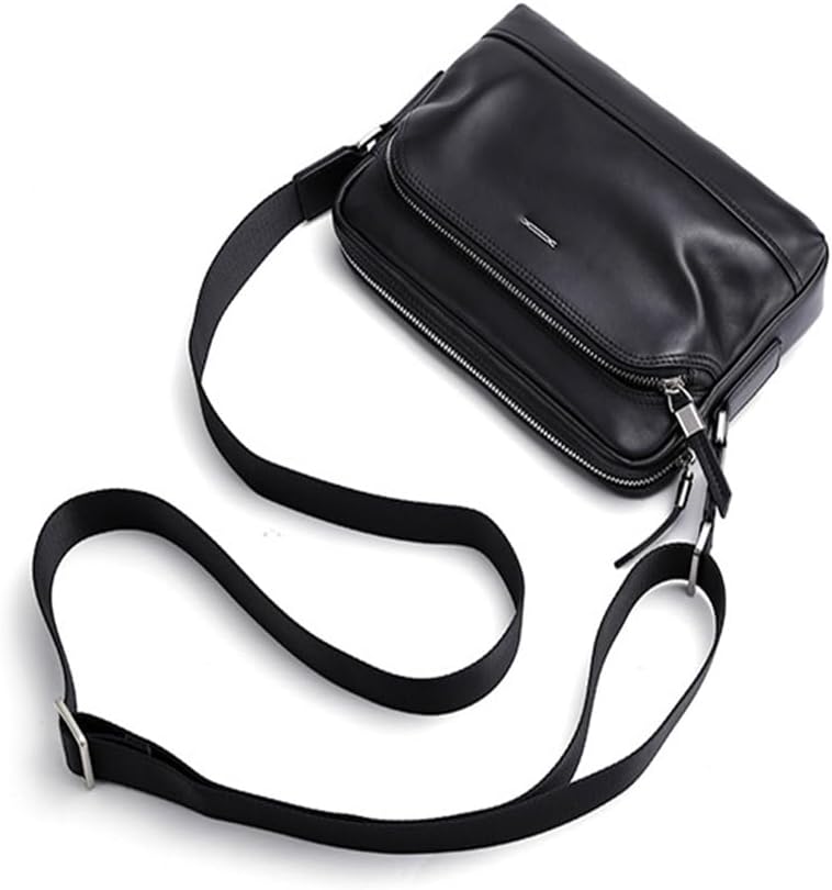 Men's Shoulder Bag Diagonal Cross Multifunctional Practical Soft Leather Business Layer Cowhide