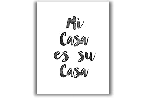 Mi Casa es Su Casa Spanish Home Wall Art, House Warming Gift