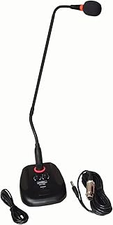 kh Desktop Gooseneck Wired Microphone with Echo Button and Volume Control Button, Condenser Mic with Pop Filter - XLR to ... Price In India