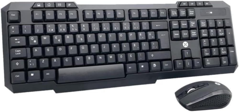 Dexim KM-317 Slim Wireless Kl Mouse Set