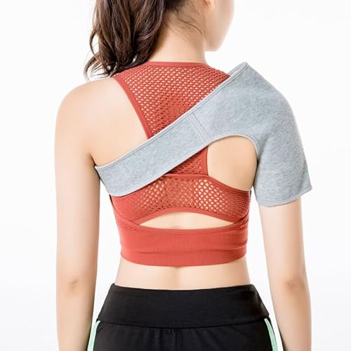 IUYIXWFP Tutore per Spalla: tutore di Supporto per Cuffia dei rotatori per Uomini e Donne - Manicotto di Compressione della Spalla per prevenire tensioni e lussazioni,S