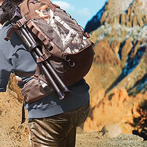 Image of Portal Tall Folding Tripod Stool for Outdoor Camping Walking Hunting Hiking Fishing Travel, Support 225 lbs