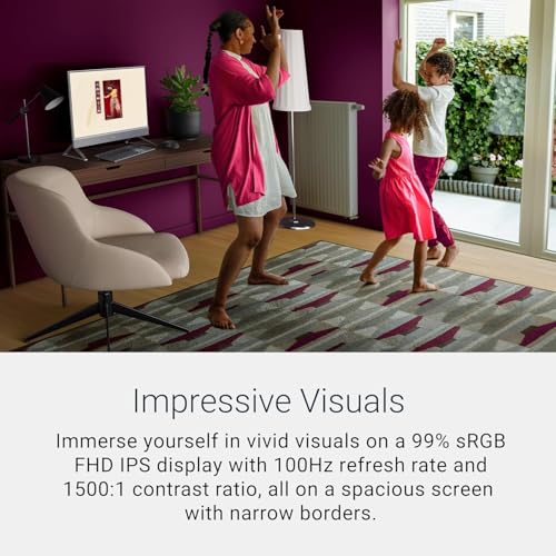 Image of Dell 27 All in One Touchscreen Desktop Computer, 27 inch FHD IPS Touch Screen Display, Intel Core 7 150U, 64 GB RAM, 1 TB SSD, NVIDIA GeForce MX570A GDDR6, Wi-Fi 6E, Wireless KB & Mouse, Windows 11 Pro