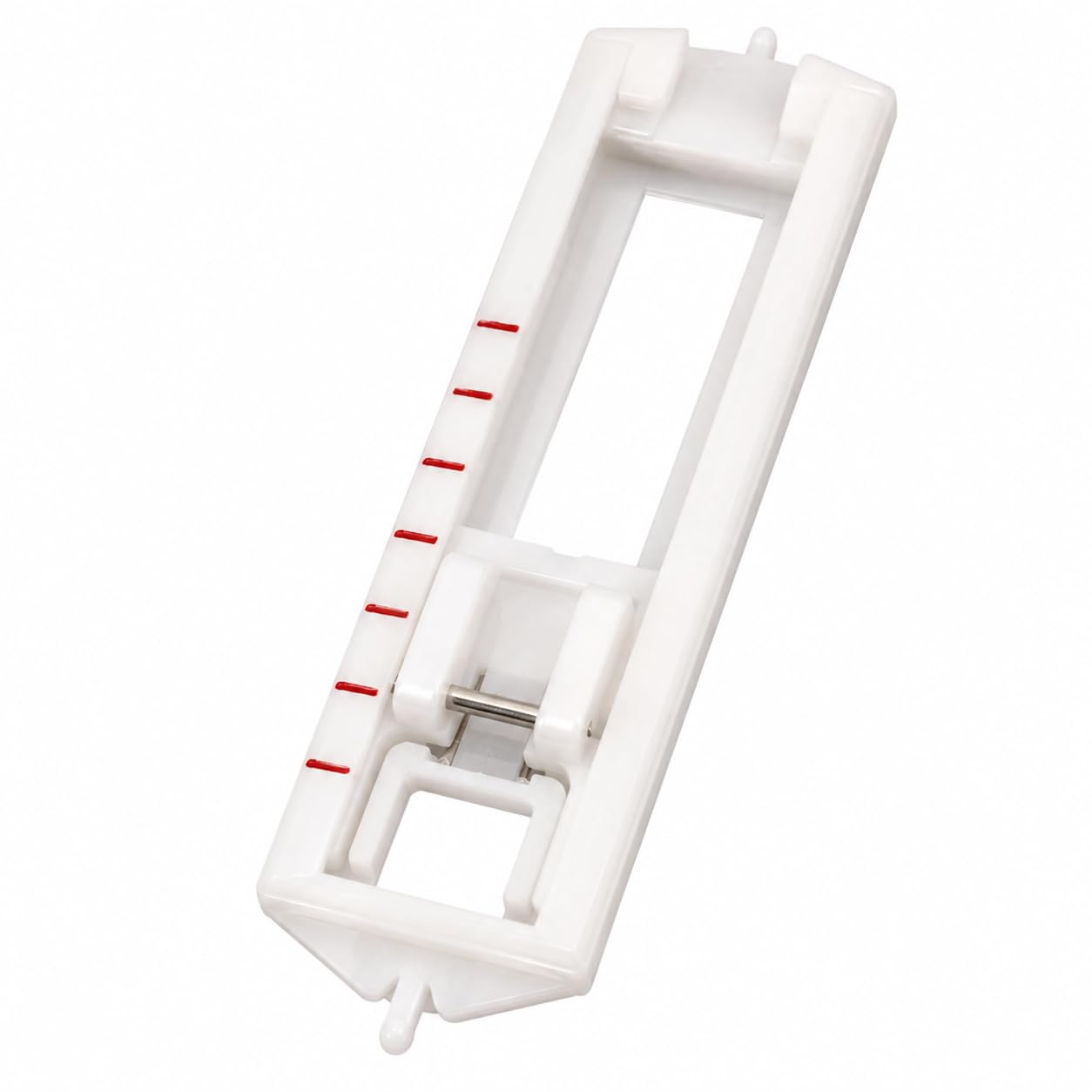 Zenith Button Hole 4 Step Pressure Foot Sewing Machine Presser Foot Fit for Most Low Shank Sewing Machines White Color Plastic White Color