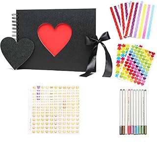 Scrapbook Photo Albums DIY Albums 80 Pages A4 Craft Paper Silk Ribbon