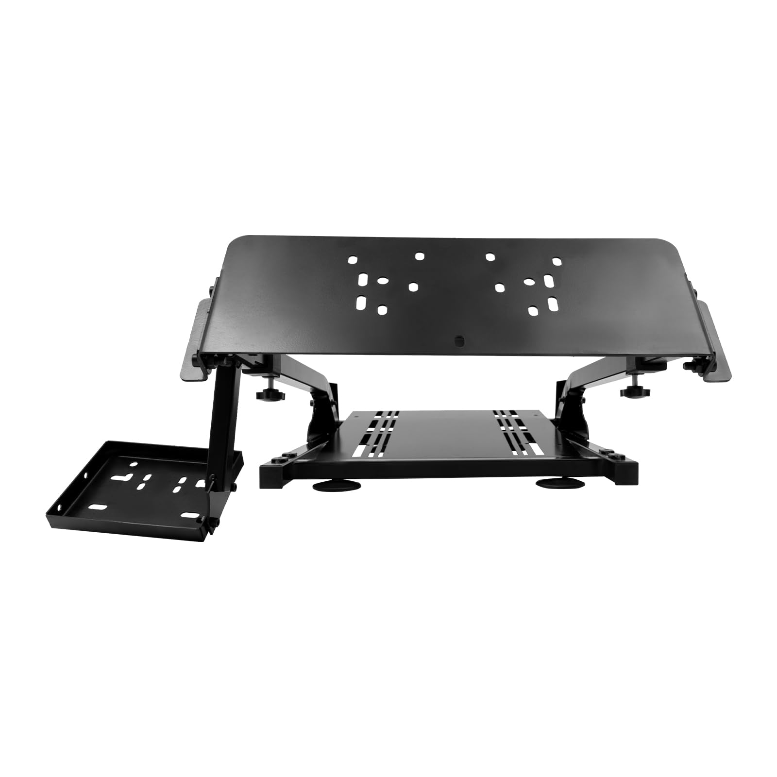 KANBCNG Lenkradständer Simulation Racing Lenkradhalter Gamesitz Rennsimulator Neigungsverstellbares Universal Gestell Fahrsimulator Cockpit Gaming Gear Halterung Faltbar für Logitech G25 G27 usw