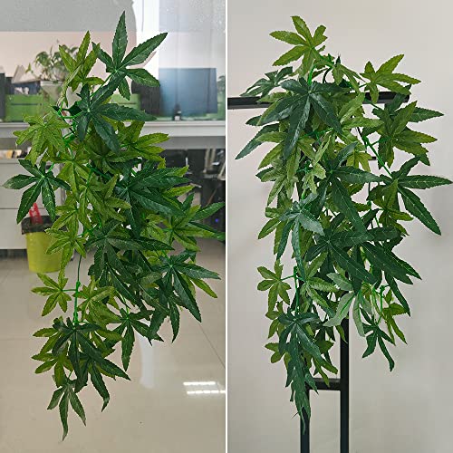 Image of 50cm /20in Aquarium Decorations Plants Artificial Fake Plastic Water Grass Plants for Fish Tank Aquarium Decor Artificial Hanging Plants