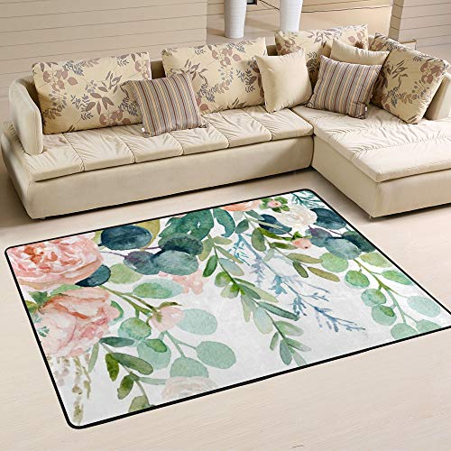 Paillasson pour salon grand format microfibre douce et isolante