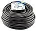 Hydro Flow 100-Feet Roll Vinyl Tubing with 3/8-Inch Internal Diameter and 1/2-Inch Outer Diameter, Black