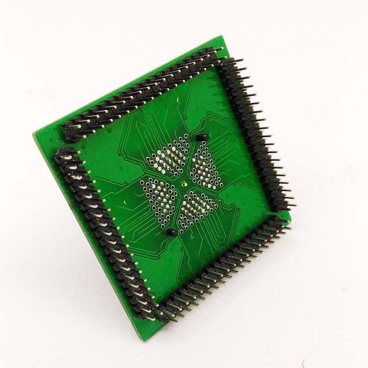 Wiring Connecting Terminals - IC550-0484-004-G Programming Socket QFN48 MLF48 IC Test Adapter Pitch 0.5mm Clamshell Chip Size 7 * 7 Flash Adapter Burn in Socket