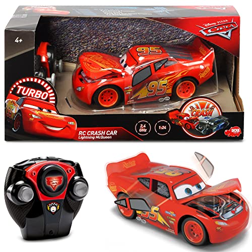 RC Cars 3 Saetta McQueen Crazy Crash 1:24