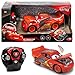 DICKIE TOYS Jada Toys Disney Pixar Cars 1:24 Lightning McQueen RC Remote Control Car 2.4 GHz, Toys for Kids and Adults, Colourful (203084018)