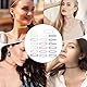 JIEYAO 23 Stück Choker Halskette Set, Stretch Tattoo Kette Elastische Halsband 17x Choker Gothic 3x Armbänder Schwarz 3x Ringe Bunte Neon Choker Kette 90er Jahre Accessoires für Mädchen Damen Kinder