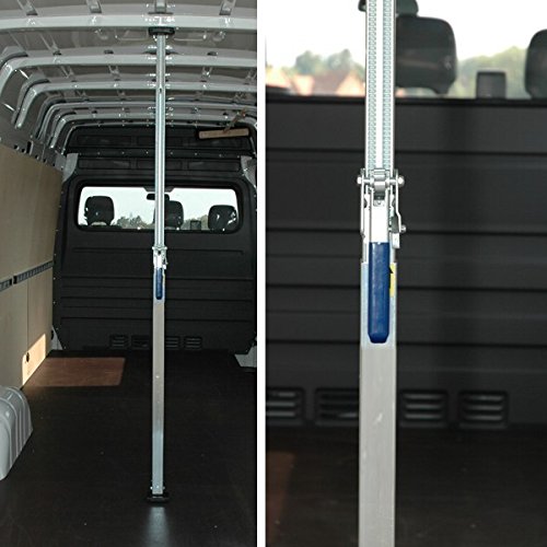 kuriershop Klemmbalken, Stahl, 2-Fach verstellbar 1,24-2,74 m, Klemmstange im 2er Set – Bild 6