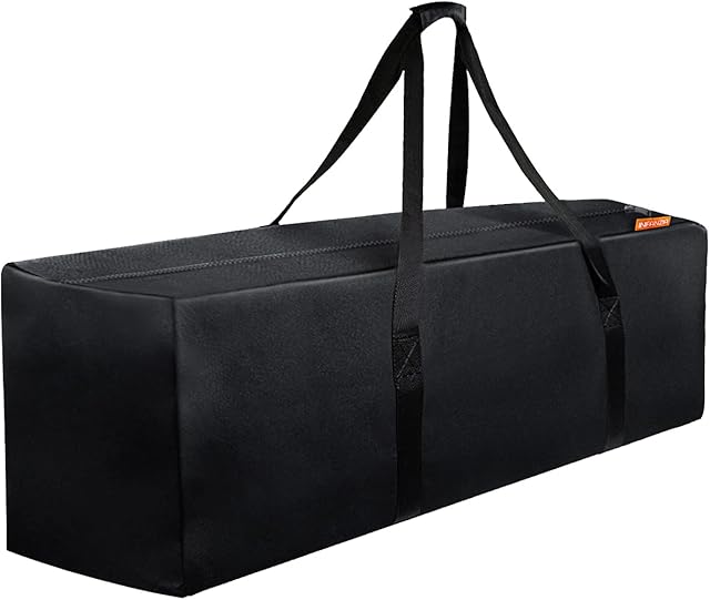 INFANZIA 197L Travel Duffle Bag - Extra Large Sports Duffel Luggage Bag with Upgrade Zipper, Durable & Water Resistant, Black
