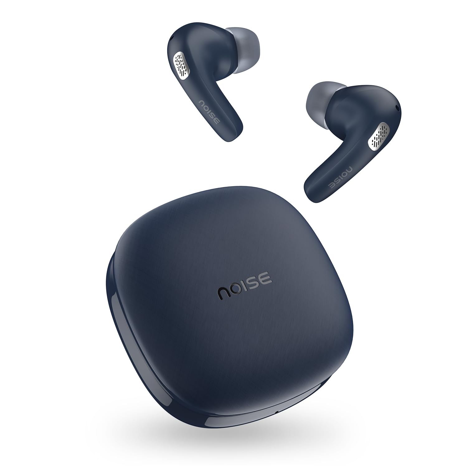 Noise Newly Launched Buds E1 V2 in-Ear Truly Wireless Earbuds with Pebble Grain Design, 35H of Playtime, Quad mic ENC,10mm Driver, Low Latency, BT v5.3 (Cobalt Blue)-image-22