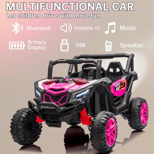 Image of UTV 12V Ride On Toys for Big Kids Ride On 2 Seater Ride On Toys Kids