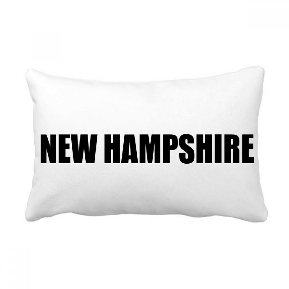 Coussin lombaire New Hampshire Amérique multicolore 40x60 cm pour décoration de canapé salon