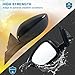Lqito Left Driver Side Mirror Fits 2023 2024 2025 Honda Accord with Power Glass without Heated without turn signals without Blind Spot Match Black (3Pins)
