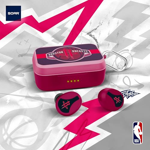 Image of SOAR NBA Wireless Sport Earbuds: Comfortable Fit & Convenient Charging