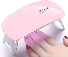 SUNmini UV LED Nail Lamp for Quick Gel Polish Curing – Portable Mini Nail Dryer Machine for Home & Salon Use