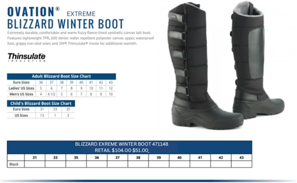 Ovation womens Blizzard