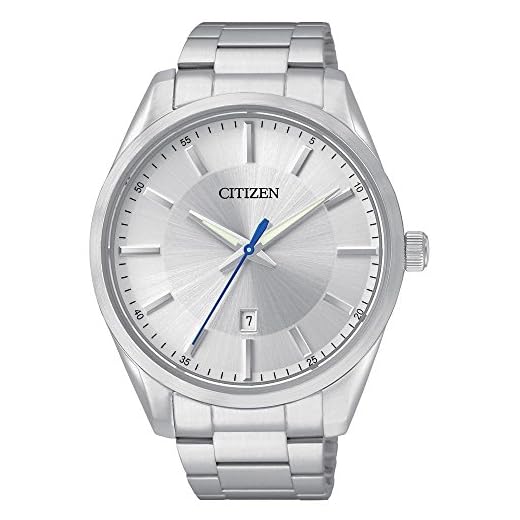 Citizen Quartz Mens Watch, Stainless Steel, Classic, Silver-Tone (Model: BI1030-53A)
